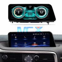 12.3 pouces Android 9.0 Octa Core Auto Radio Stéréo Headunit GPS Navigation Voiture Vidéo DVD pour Lexus RX300 RX450h F Sport 2016-2019