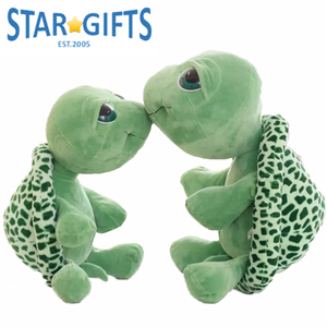 Peluche di Tartaruga Marina in Offerta, Morbido Pupazzo di Tartaruga con Guscio Maculato Unico, Adorabile Peluche Animale Marino <span class=keywords><strong>per</strong></span> Bambini e Adulti - Product Image 3