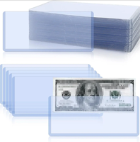 Protège-cartes rigide 35PT, pochette en plastique dur pour cartes de sport et collection de billets de concert