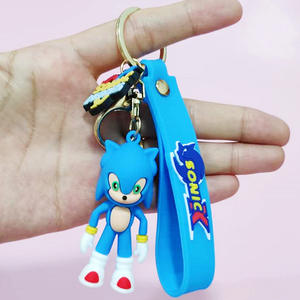 Llavero de Sonic 3D de Dibujos Animados al por Mayor, Llavero para Coche, Regalo para Niñas, Adolescentes, Niños, Adorno para Mochila, Llavero de Muñeca - Product Image 4