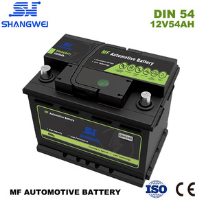 Shangwei Car <b>Battery</b> 12V 54Ah DIN54 Maintenance Free Lead Acid For <b>Auto</b> Start - Product Image 3