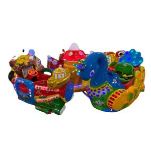 Máquina de juego giratoria de 6 plazas con elevación, tipo avión y pez volador, cuadrada, para exteriores, equipo de entretenimiento - Product Image 1