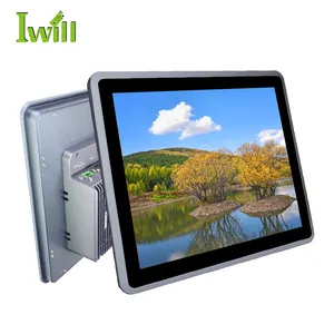 12.1 inch 6 com port industrial all in one pc 32 GB ram touch screen resistance support DV 9v to 36v wide voltage input