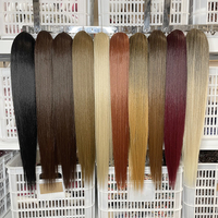 Extensions de cheveux synthétiques en queue de cheval Julianna, en fibres japonaises Futura, résistantes à la chaleur, à ondulations naturelles, avec cordon de serrage
