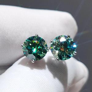 Pendientes de Diamantes de Primera Calidad, Plata de Ley 925, Joyería Fina de Diseño Brillante y Lujosa, Accesorios de Moda Elegantes para Mujer - Product Image 2