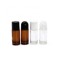 Vente en gros de flacons à bille en verre vides de 30 ml et 50 ml, grand format, pour échantillons gratuits, impression sérigraphique, pour déodorant, huile essentielle, parfum