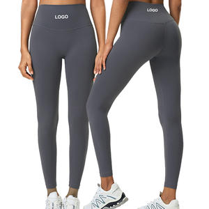 D25085 महिलाओं की उच्च कमर कोई फ्रंट सीम बट नहीं है जो योग को लेगिंग कर रहा है - Product Image 3