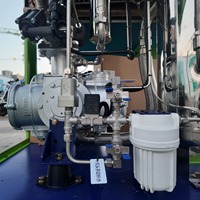 Compresseur d'air à vis Panrui 15kW 20HP 7-13 Bar 100% air pur ISO 8573 Classe 0, alimentation en eau, sans huile, pour applications alimentaires et médicales