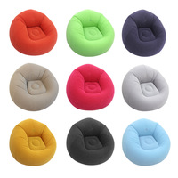 Canapé gonflable individuel floqué, canapé gonflable de luxe avec aspect cuir, canapé gonflable haut de gamme pour salon élégant