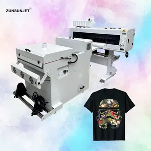 ZUNSUNJET Rouleau Dtf Film Imprimante T-shirt Impression Impresora Xp600 I3200 Têtes Dtf Imprimante Pour L'impression De Vêtements