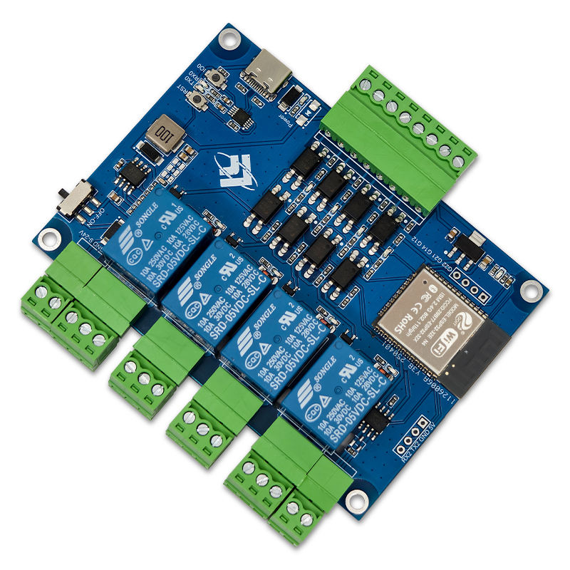4 Way Module ESP32 Modbus RTU 4-way relay module, RS485 development board| Alibaba.com