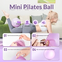 Ensemble de ballons de yoga ABS, anneau de yoga et de pilates multifonction, équipement de fitness et d'entraînement à domicile en 10 pièces