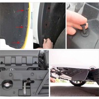 240PCS Auto Push Bumper Retainer Clips Car Plastic Rivets Fasteners Set Porte Garniture Panneau Fender Clips pour GM Ford Toyota Honda