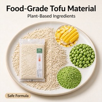 Litière pour chat en tofu bio, testée pour le pH, à absorption rapide, longue durée, sans parfum, antibactérienne, sable propre pour chat
