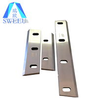 Lames de broyeur de plastique SKD11 D2 résistantes à l'usure, lames de broyeur industriel pour machine de recyclage du plastique