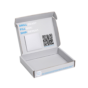 Boîte en carton ondulé blanche écologique personnalisée en gros pour l'emballage d'outils électroniques, de fournitures dentaires <span class=keywords><strong>et</strong></span> de colis postaux - Product Image 4