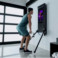 Smart Home Indoor Sports Trainer Placa de entrenamiento de fuerza integral Máquina cargada Bench Press Squat Rack para ejercicio