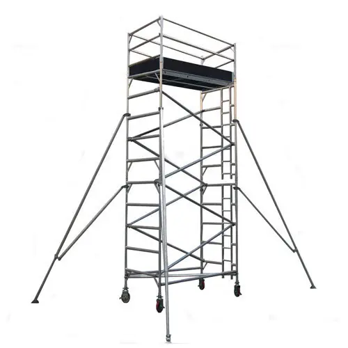 Construction site equipment cuplock standard scaffolding system