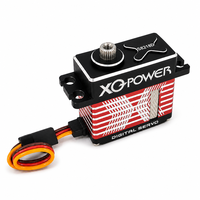 Servo UAV XQ-POWER XQ-S8218D 15KG Tanpa Inti Digital Tahan Air Casing Aluminium Penuh Roda Gigi Baja Tahan Karat 8.4V 0.07s Robot
