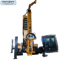 Machine de forage d'exploration à circulation inversée, engin hydraulique sur chenilles pour l'exploitation minière et les forages