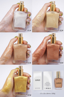 Huile illuminante pour le corps, label privé personnalisé, effet scintillant, spray illuminateur liquide