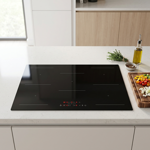 <span class=keywords><strong>Table</strong></span> <span class=keywords><strong>de</strong></span> <span class=keywords><strong>cuisson</strong></span> à induction encastrable 8600W 90cm avec 5 zones <span class=keywords><strong>de</strong></span> <span class=keywords><strong>cuisson</strong></span>, plaque vitrocéramique noire avec commande tactile pour cuisine - Product Image 4