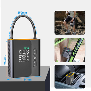 Inflador de Neumáticos Portátil de 150 PSI con Pantalla Digital de Presión y Luz de Emergencia para Autos, Bicicletas y Balones - Product Image 3