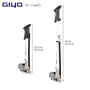 Bomba de Aire de Alta Presión GIYO de Aleación de Aluminio de 300 PSI para Suspensión Delantera y Trasera de Bicicleta de Montaña - Product Image 3