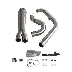 Tuyaux d'échappement 2 en 1 pour Harley <span class=keywords><strong>M8</strong></span> Softail Low Rider S/ST <span class=keywords><strong>Street</strong></span> <span class=keywords><strong>Bob</strong></span> 2018-2025 - Product Image 1