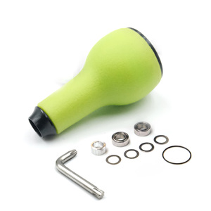 Empuñadura de Carrete de Pesca QY de 27 mm, de TPE Verde, para Modificación de Carretes Shimano Vanford Spinning Bait - Product Image 2
