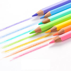 <b>Macaron</b> Light 24 Colors Wood Pencil Set Custom Wholesale Colored Pencils with logo - Product Image 1