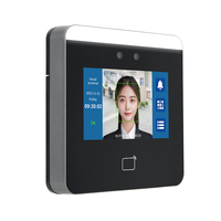 Mini Reloj Checador de Tiempo con Reconocimiento Facial, Dispositivo de Registro de Asistencia para Empleados, Control de Acceso XFace40H Tipo Cuadrado