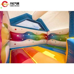 <span class=keywords><strong>Château</strong></span> gonflable licorne en PVC commercial avec toboggan pour enfants, idéal pour les fêtes et les carnavals - Product Image 4