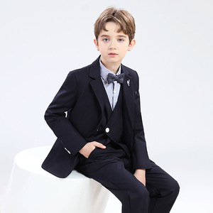Vente en gros de vêtements d'enfants à la mode blazer à carreaux costume formel décontracté pour garçon smoking de luxe pour la scène - Product Image 2