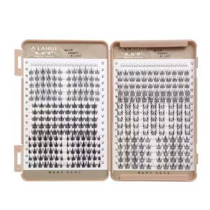 SHUANGYU - Kit <span class=keywords><strong>de</strong></span> Extensión <span class=keywords><strong>de</strong></span> <span class=keywords><strong>Pestañas</strong></span> 3D, 640 Piezas, Hechas <span class=keywords><strong>a</strong></span> Mano, Grosor <span class=keywords><strong>de</strong></span> 0.07 mm, Material PBT, Reutilizables, Impermeables, Cómodas, <span class=keywords><strong>de</strong></span> Algodón Negro - Product Image 6