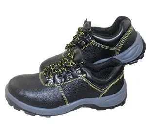 Customized women electrical engineer genuine buffalo leather brand iron steel safety shoes water proof
