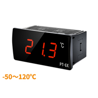 Termómetro Digital Integrado RINGDER PT-6X con Sensor NTC de Amplio Rango de Potencia para Cortina de Aire, Congelador y Gabinete Calefactado
