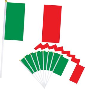 Drapeau miniature de campagne électorale 21*14 cm avec bâton de 30 cm, polyester imprimé HD pour événements de rallye - Product Image 1