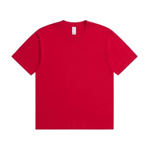 Customized <b>Logo</b> 200 Gram Men's Short-Sleeved Round Neck Youth Style Printed Blank Design Polyester/Cotton Fabric T-shirts - Product Image 3