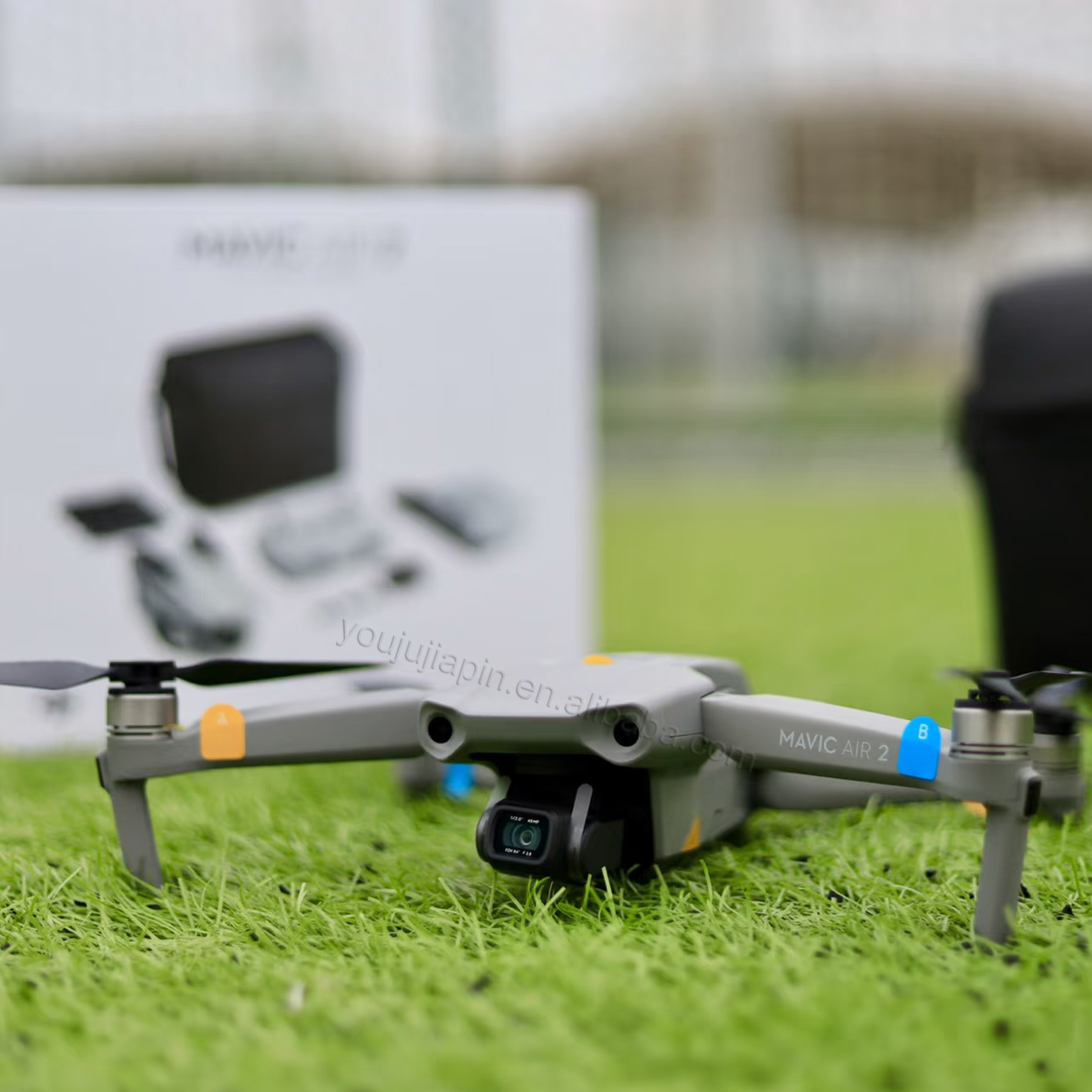 DJI Mavic Air 2 Fly More Combo – 4K Camera Drone with 3-Axis 