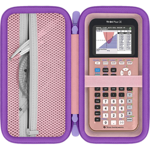Étui rigide multi-scènes en EVA antichoc avec poche en maille étanche pour calculatrices graphiques <span class=keywords><strong>TI</strong></span> pour les examens scolaires - Product Image 1