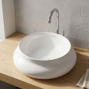 Artículos sanitarios de calidad de exportación Matuki Lavabo de mesa de cerámica Lavabo de baño Nuevo diseño Producto verde Directo de la fábrica India - Product Image 1