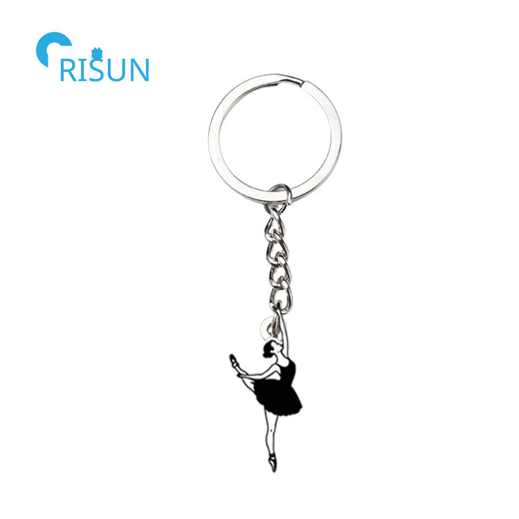 Portachiavi Ballerina H-Customs – Ciondolo Con Figura Di Danzatrice – Accessorio Elegante