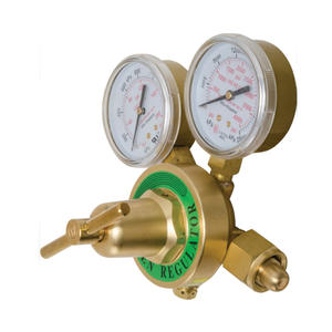 Kit de soudage et de découpe américain, manomètre à oxygène tout en cuivre, vanne de réduction de pression, connecteur d'entrée CGA540, régulateur de pression d'acétylène - Product Image 2