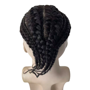 Extensiones de <span class=keywords><strong>Cabello</strong></span> Humano Virgen de Malasia, <span class=keywords><strong>Trenzas</strong></span> Cruzadas # Tupé de Seda Negro 1B de 8x10 <span class=keywords><strong>para</strong></span> <span class=keywords><strong>Hombres</strong></span> Asiáticos - Product Image 5