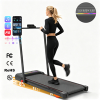 Caminadora Plegable Silenciosa, Equipo de Fitness, Peso Máximo del Usuario 100 kg, Caminadora Eléctrica para el Hogar