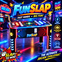 Machine de jeu d'arcade d'entraînement à la réaction rapide pour intérieur, avec boutons LED multiples, pour enfants et adultes