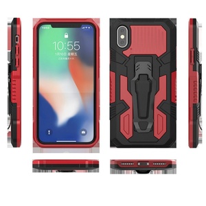 Funda Protectora <span class=keywords><strong>MechWarrior</strong></span> a Prueba de Golpes para Iphone11/12/13 Pro Max con Clip para Cinturón y Soporte, Carcasa Trasera para Xiaomi 11 Lite 10T Poco F3 M3 X3 - Product Image 1