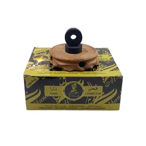 Yks 35Mm Al Afandi Fruit Hout Ronde Shisha Houtskool Tabletten Magische Polo Kolen