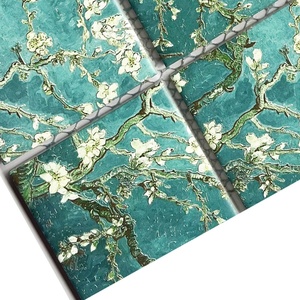 Modello di stampa di colore verde chiaro a getto d'inchiostro marmo mosaico in ceramica fornitore di piastrelle per la decorazione domestica - Product Image 4